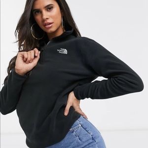 The North Face 100 glacier boyfriend 1/4zip fleece
